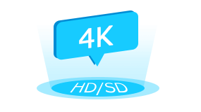 4KをHD/SDに変換