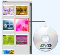 DVD メニューをカスタマイズする
