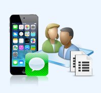 iPhone SMS と連絡先をバックアップする