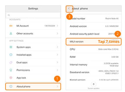 Enable USB Debug Mode on Xiaom