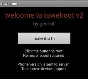 Android ルート化 - Towelroot