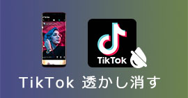 TikTok動画の透かしを消す