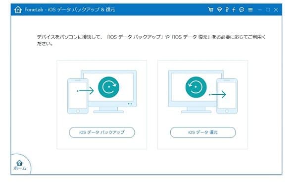 iOS データ　バックアップ