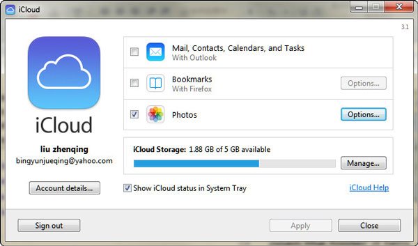 PC/MacでiCloudの写真にアクセス