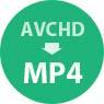 AVCHD MP4 変換