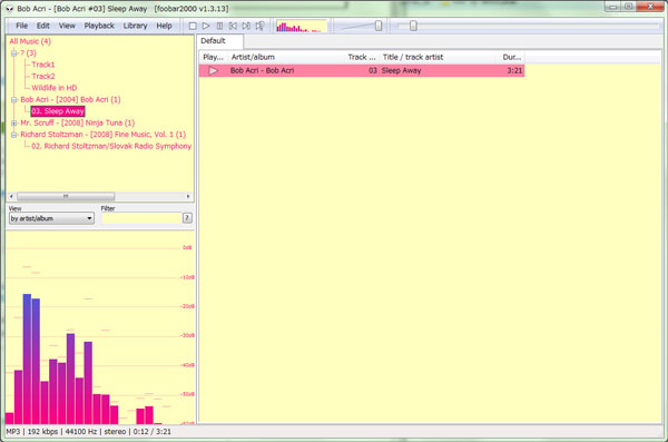 Foobar 2000 OGG 再生